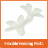 Nature's Way Bird Products Orange Blossom Glass Oriole Feeder w/ Jelly Attachments