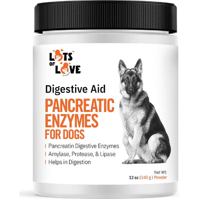 Lots of Love Pancreatic Enzymes for Dogs (Thomas Pet Bio Case Same Formula)