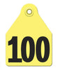 Agritags Agrilabs Calf Id Ear Tags Yellow Large Numbered