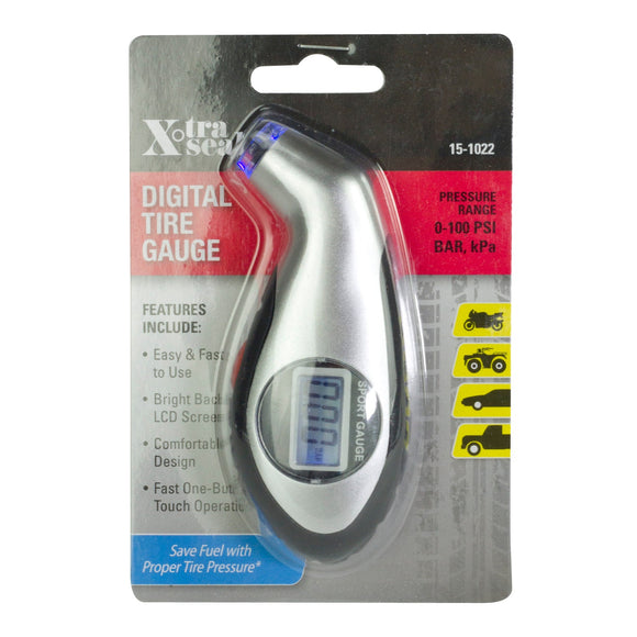 Xtra Seal Digital Sport Tire Gauge