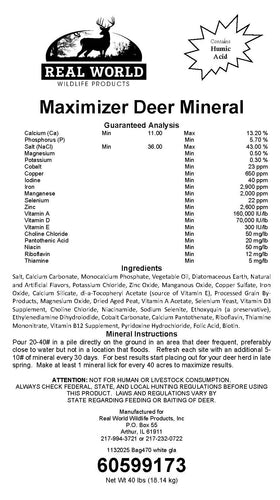 Real World Wildlife Products RWWP Maximizer Mineral