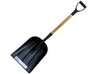 Forest Hill Manufacturing General Purpose Poly Gardener Scoop Shovel (Black Poly, 48-Inch)