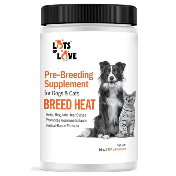 Lots of Love Breed Heat Breeding & Reproductive Supplement for Dogs & Cats