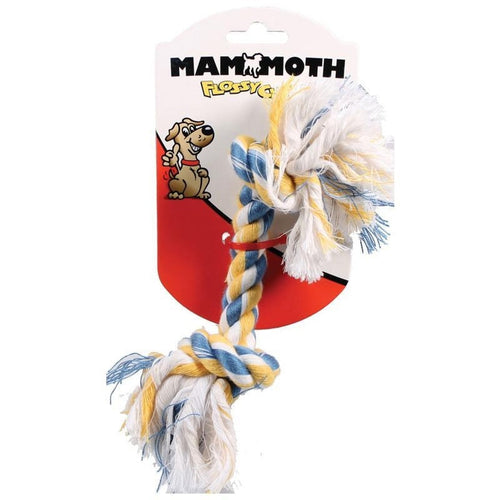 Mammoth Flossy Chews Color Rope Bone Dog Toy